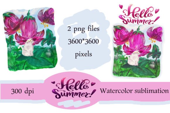 Enhancing Creative Projects with Sublimation Design Summer Watercolor PNG