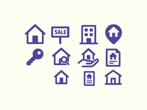 Real Estate Icon Set: Design Made Simple