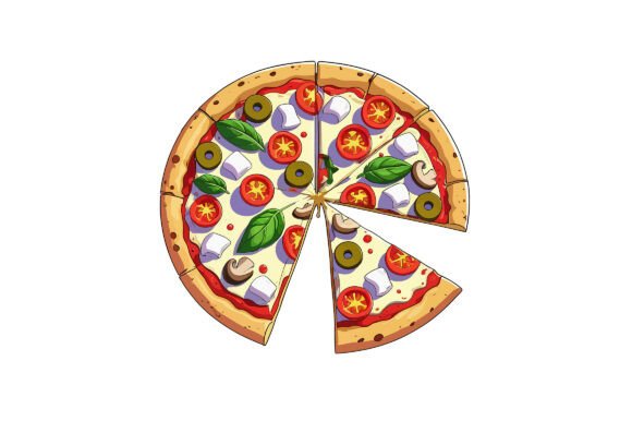 Vector Art of Delicious Pizza: A Versatile Creative Asset for Designers and Entrepreneurs
