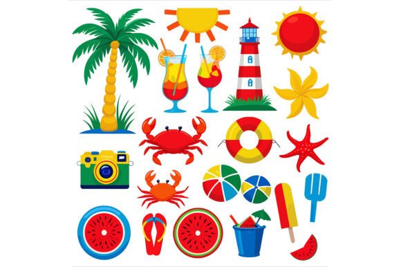 Vector Illustrations for Vacation: Enhancing Visual Projects with Versatile Design Elements