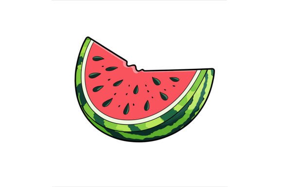 Watermelon Slice Vector Art for Creative Projects